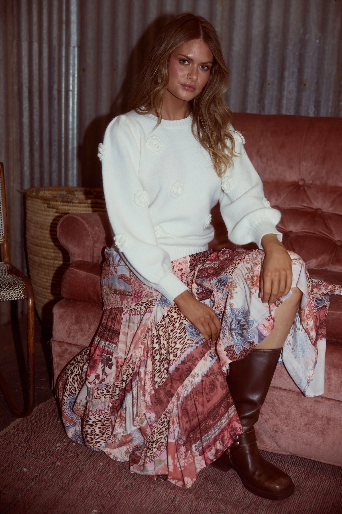 Sassy skirt - nomad patchwork