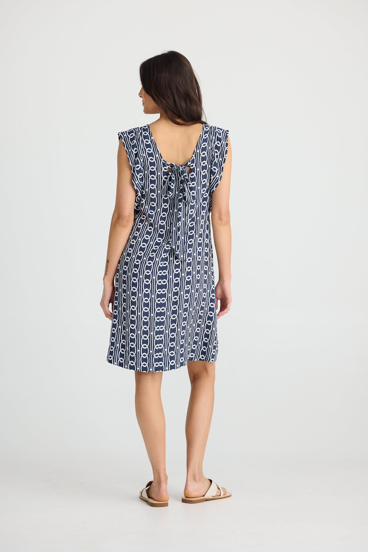 Matilda short dress - navy links