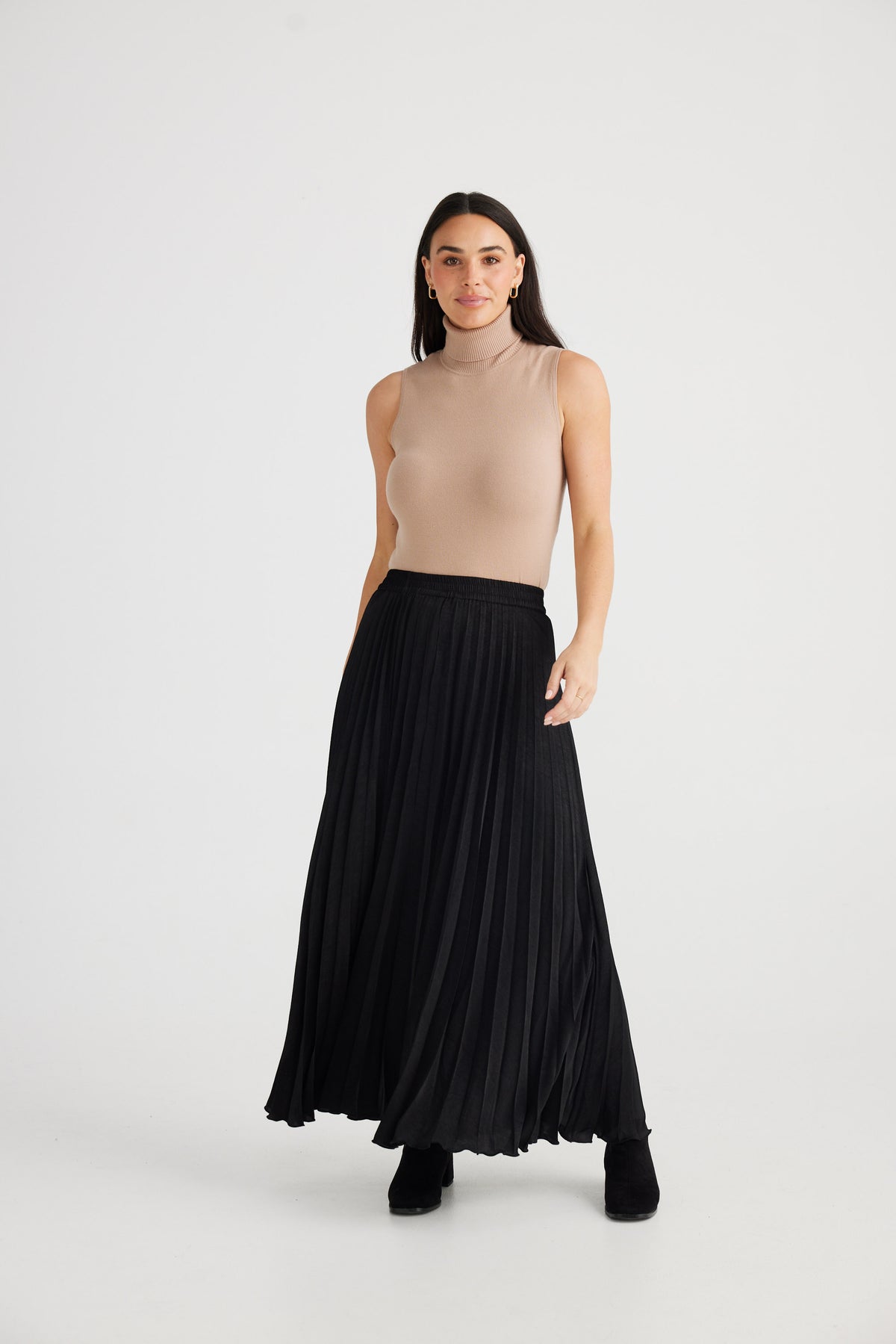 Alias pleated skirt - black