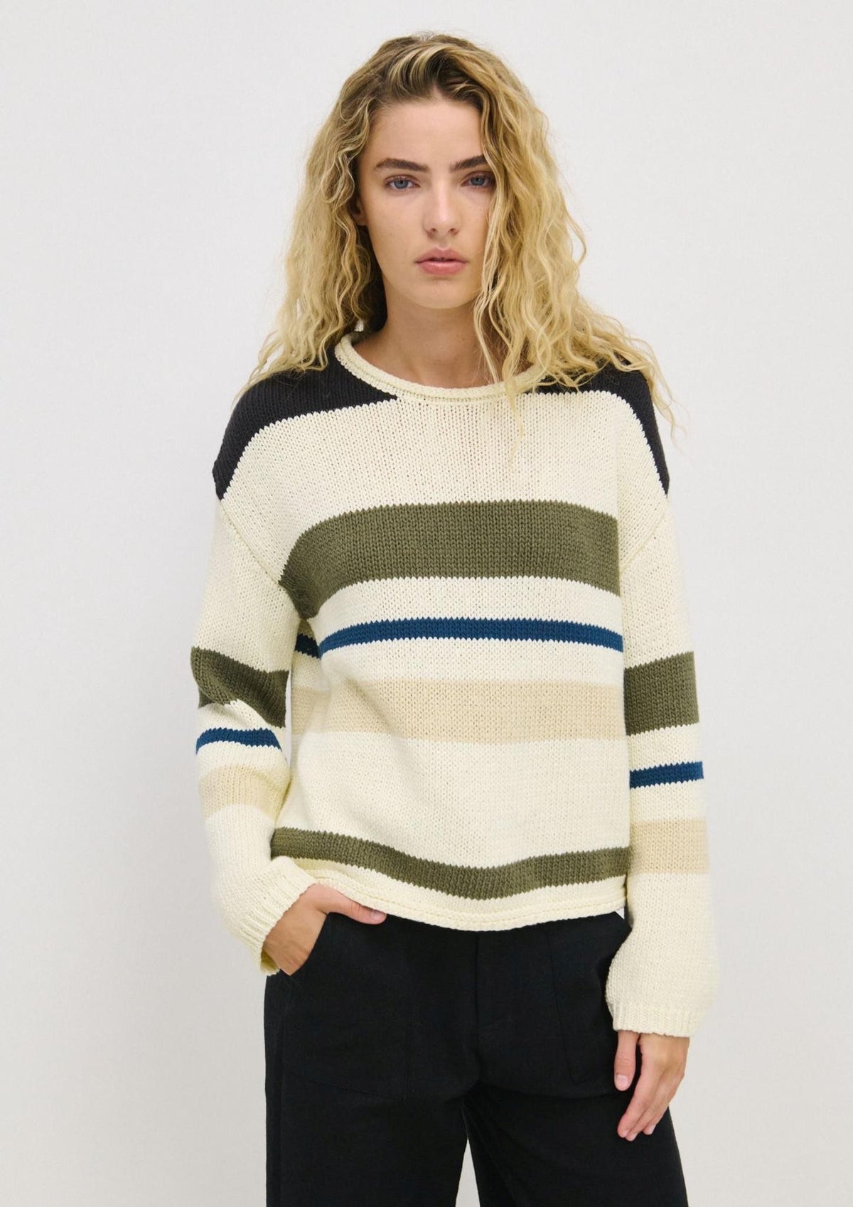 Raya multi stripe knit