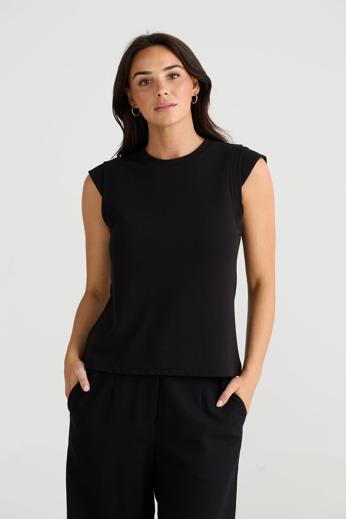 Barlow top - black