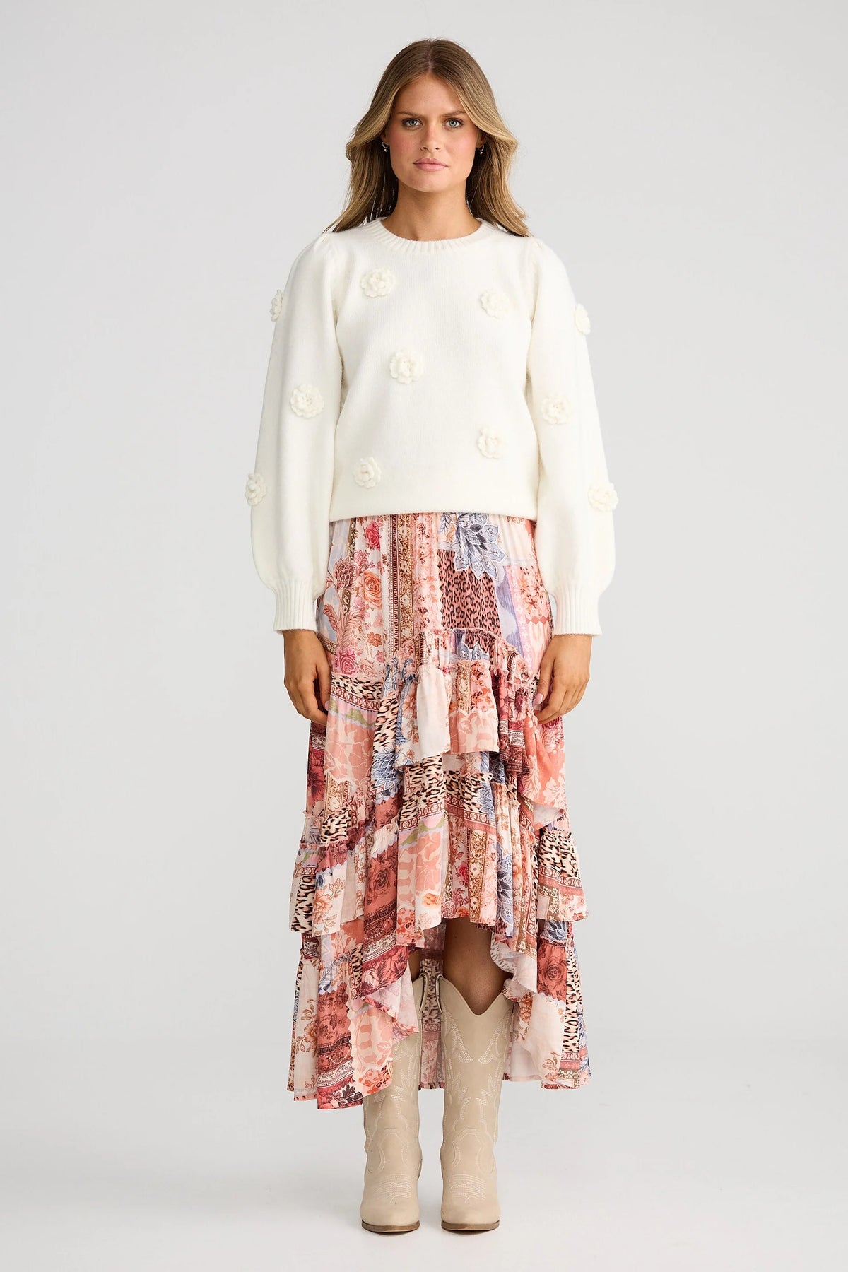 Sassy skirt - nomad patchwork