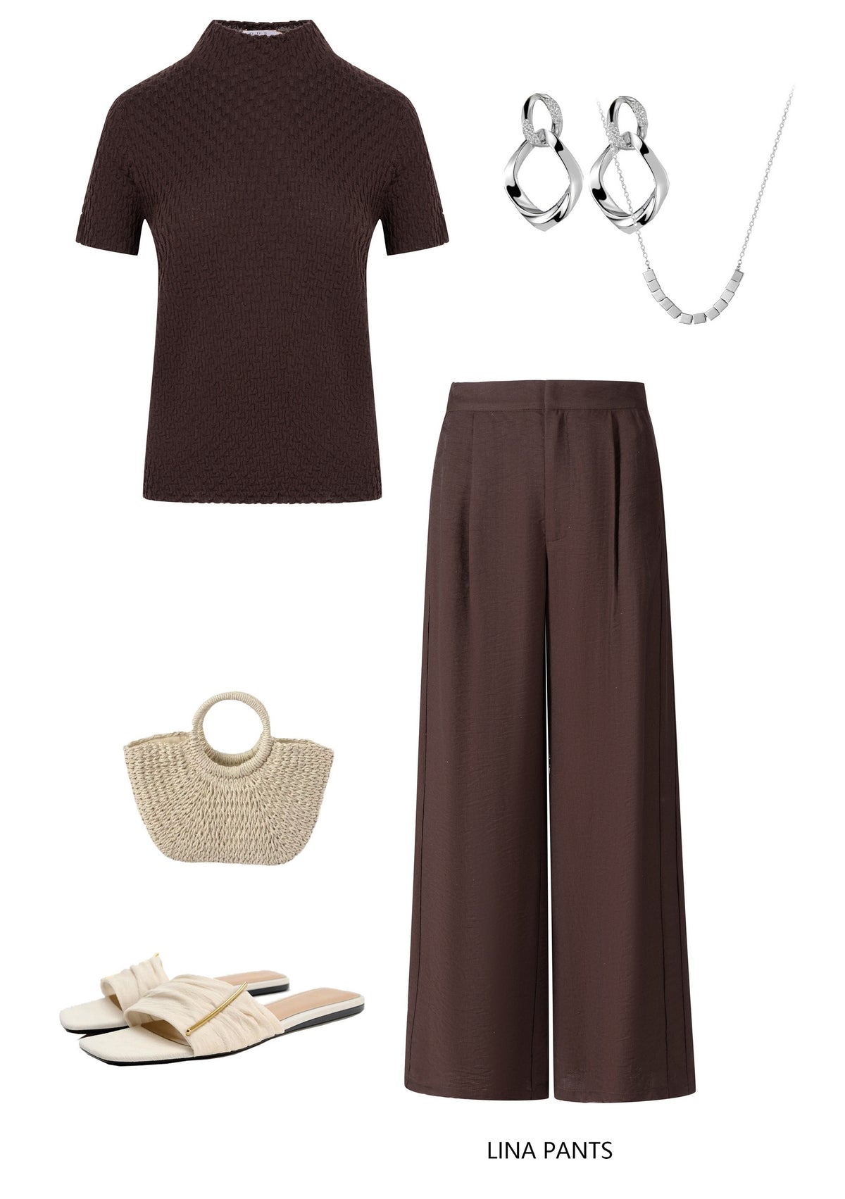 Lina pants - chocolate