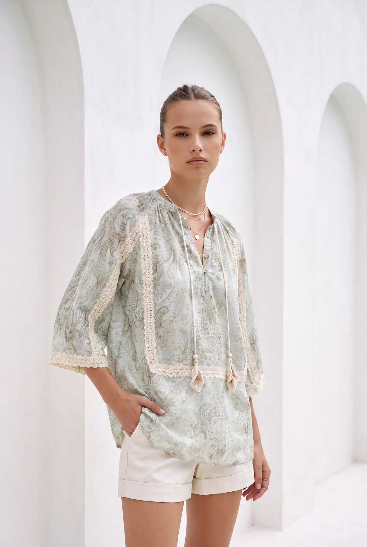 Emille blouse - paisley print
