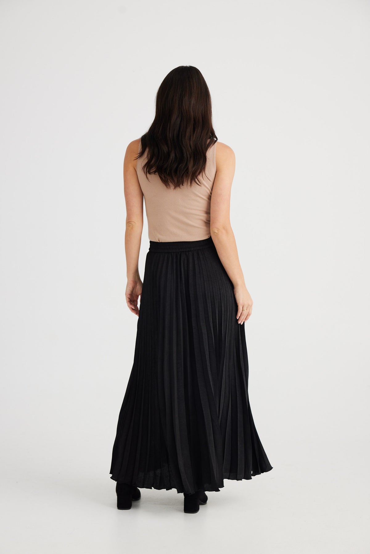 Alias pleated skirt - black