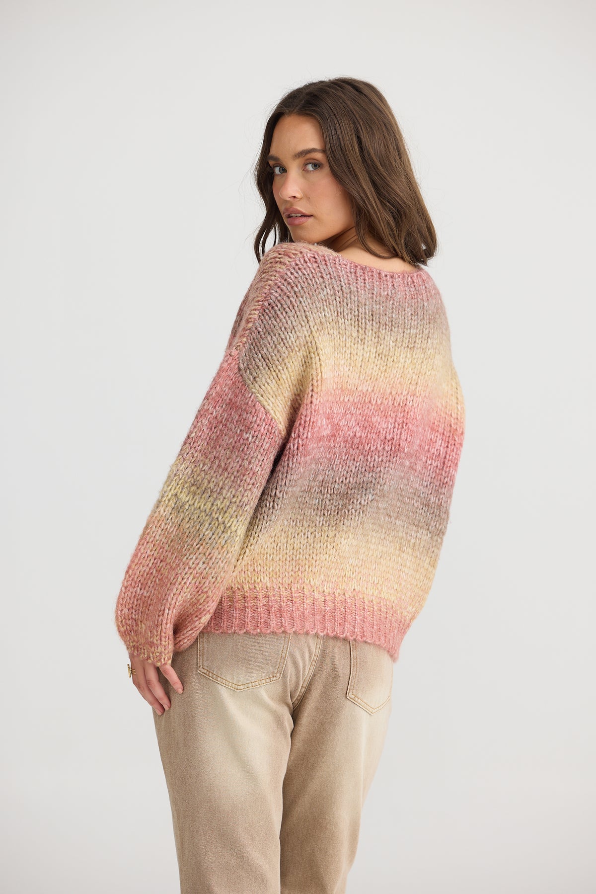 Lottie knit - Berry Ombre