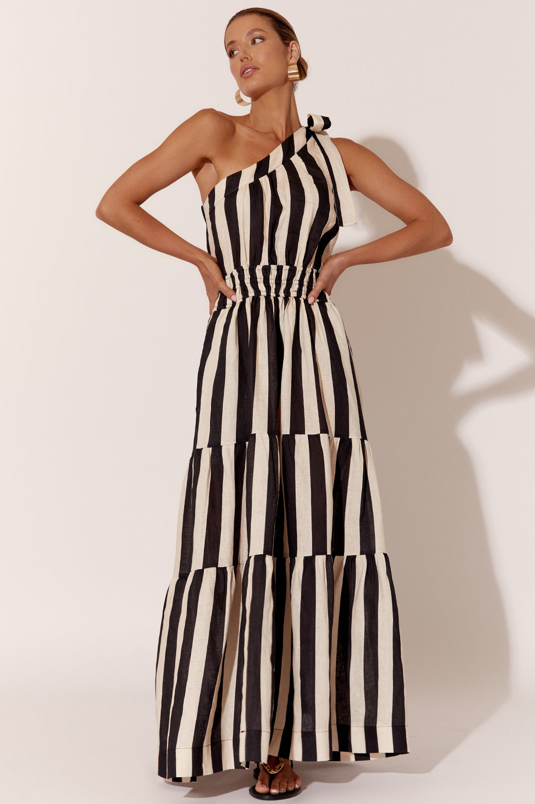 Eve stripe linen dress