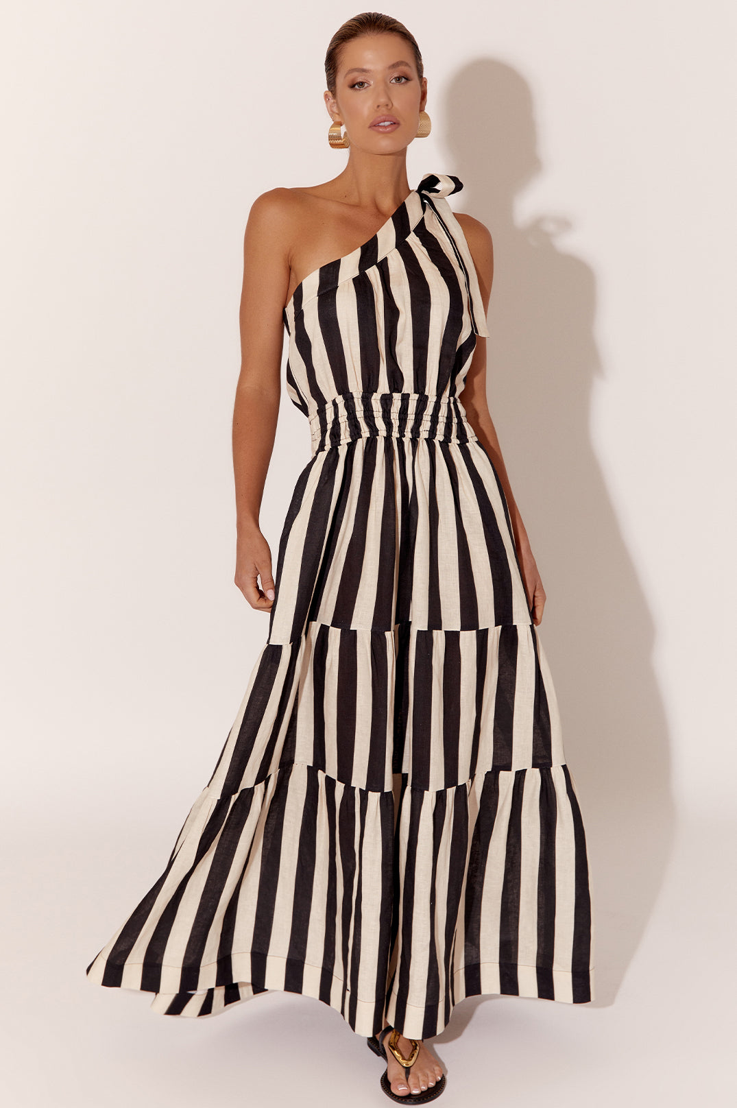 Eve stripe linen dress