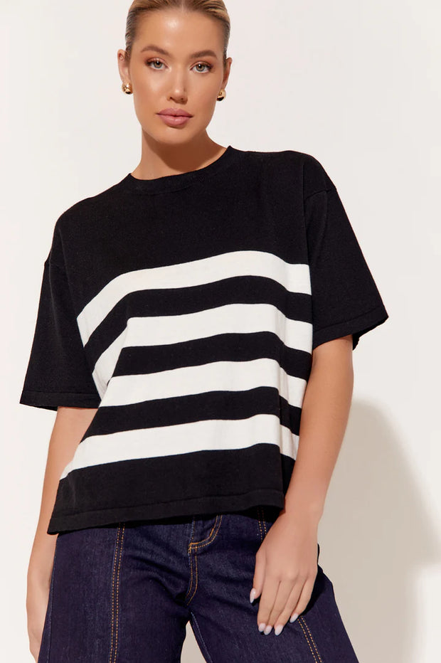 Laney cotton cashmere knit top