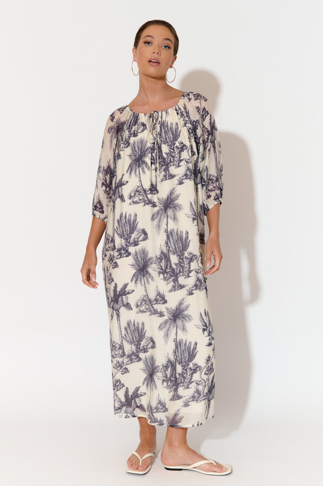 Ashley toile print dress