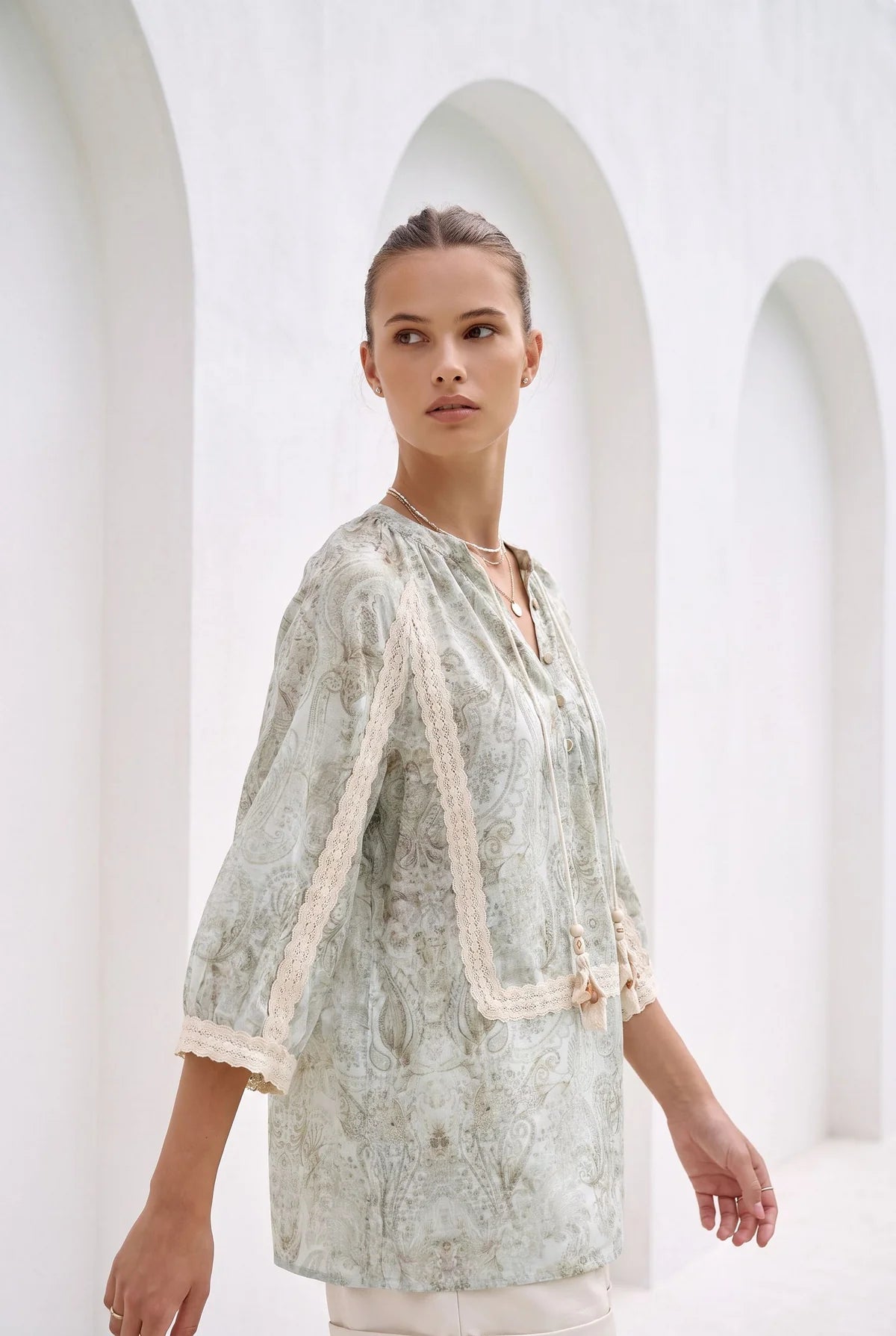 Emille blouse - paisley print