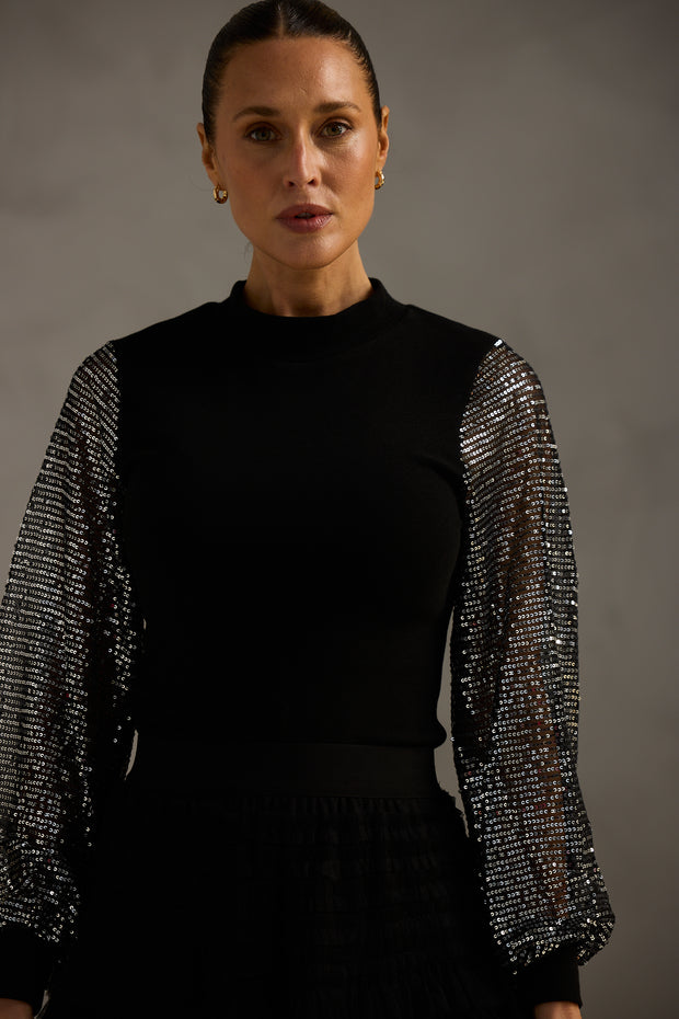 Jadore top - black