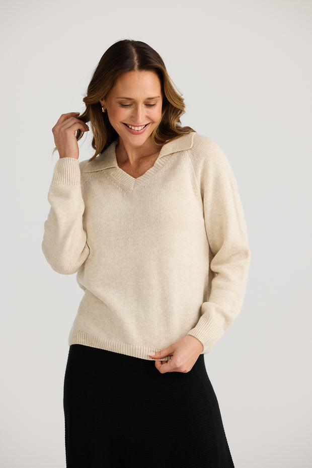 Kennedy knit - oatmeal