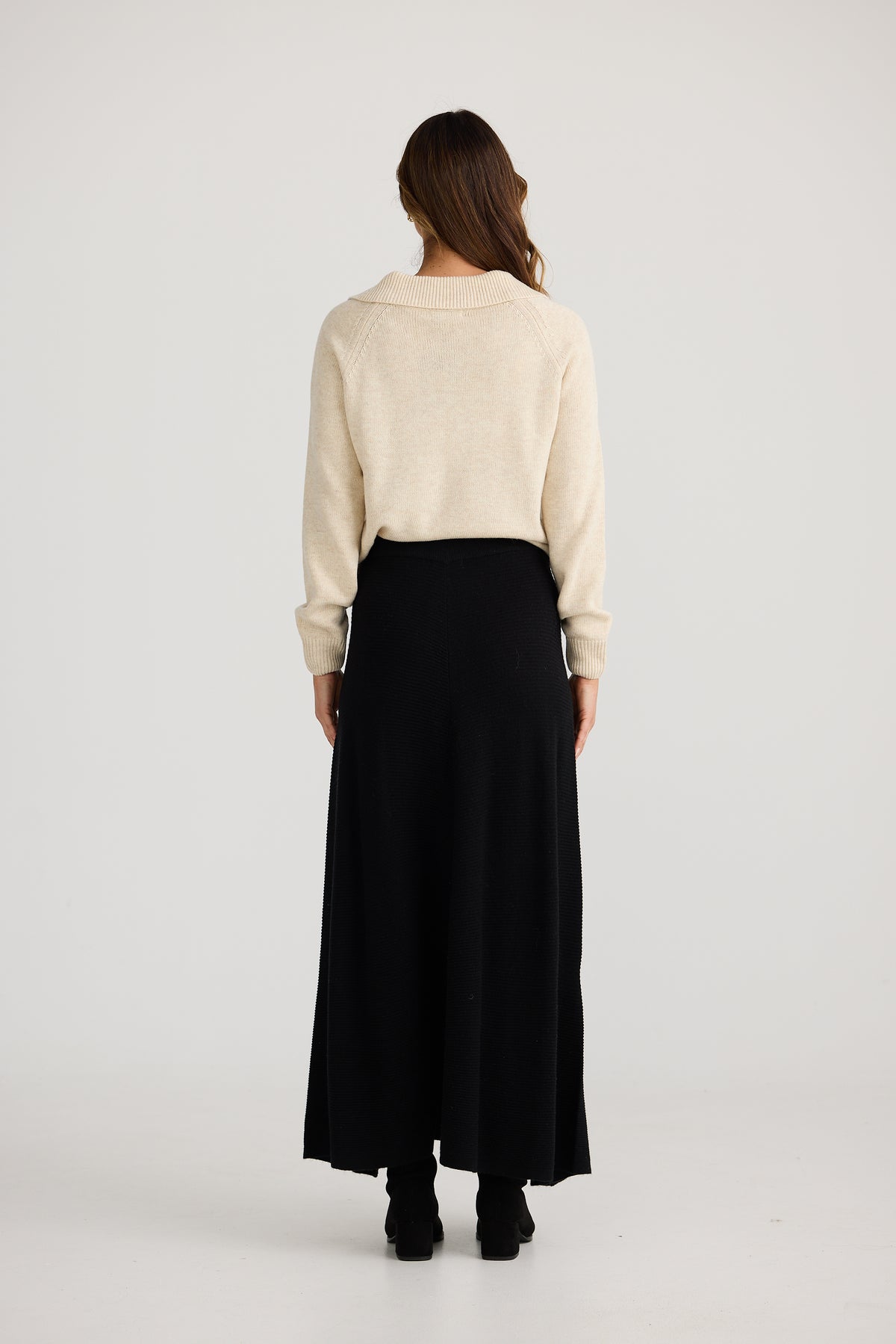 Kennedy knit skirt - black