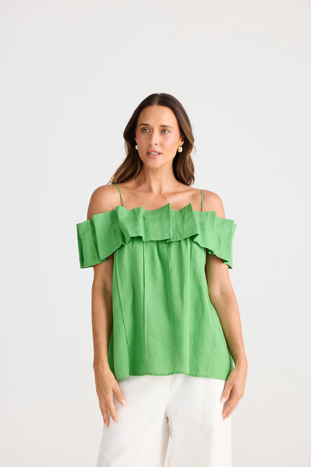 Osaka top - emerald