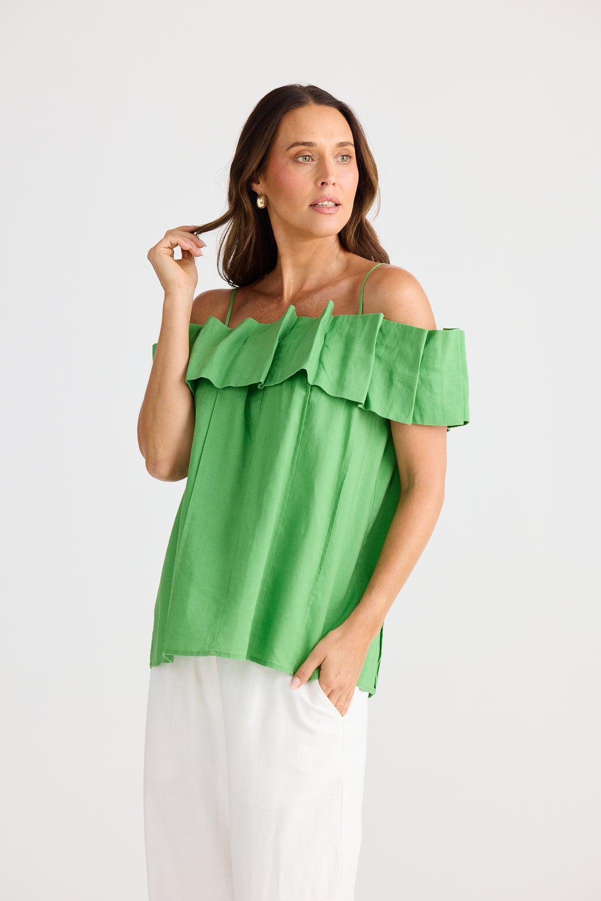 Osaka top - emerald