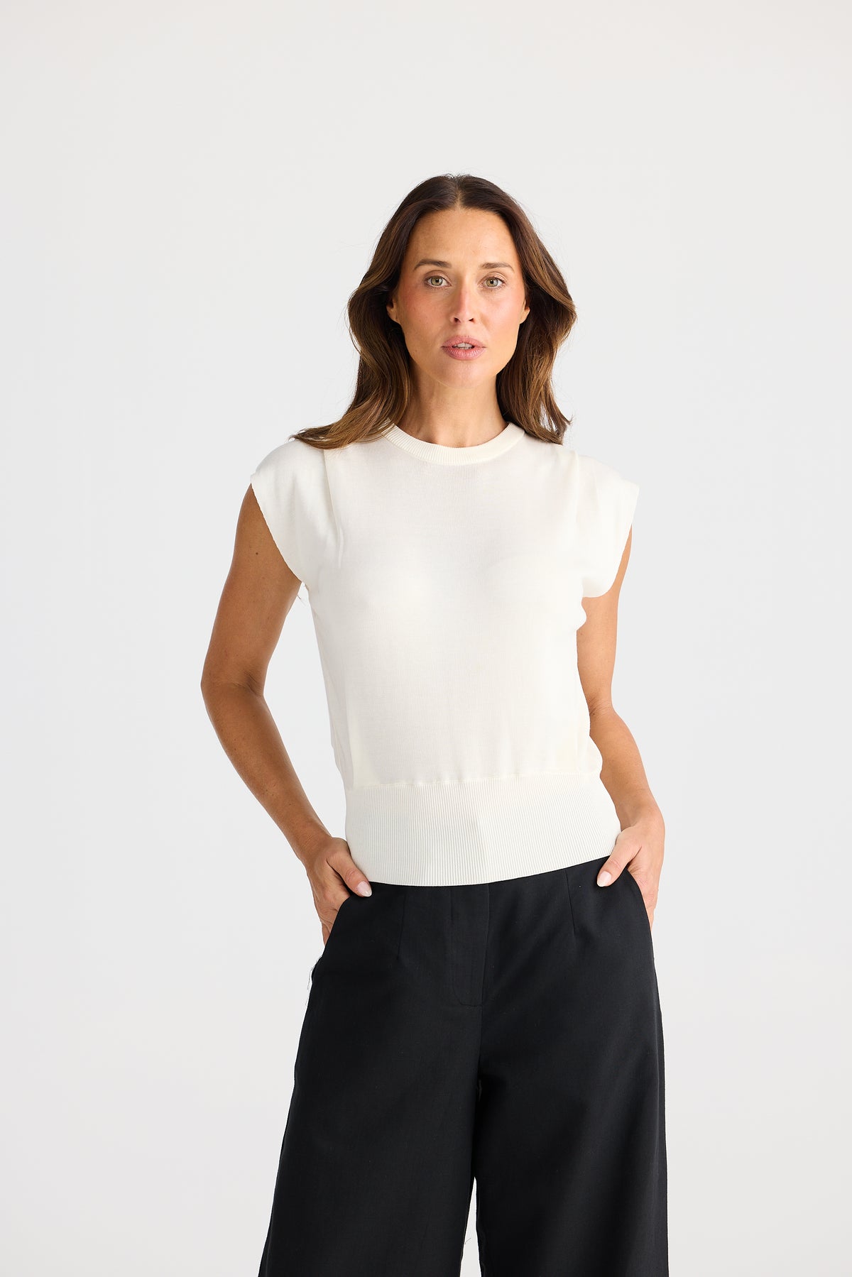 Jordi knit top - off white
