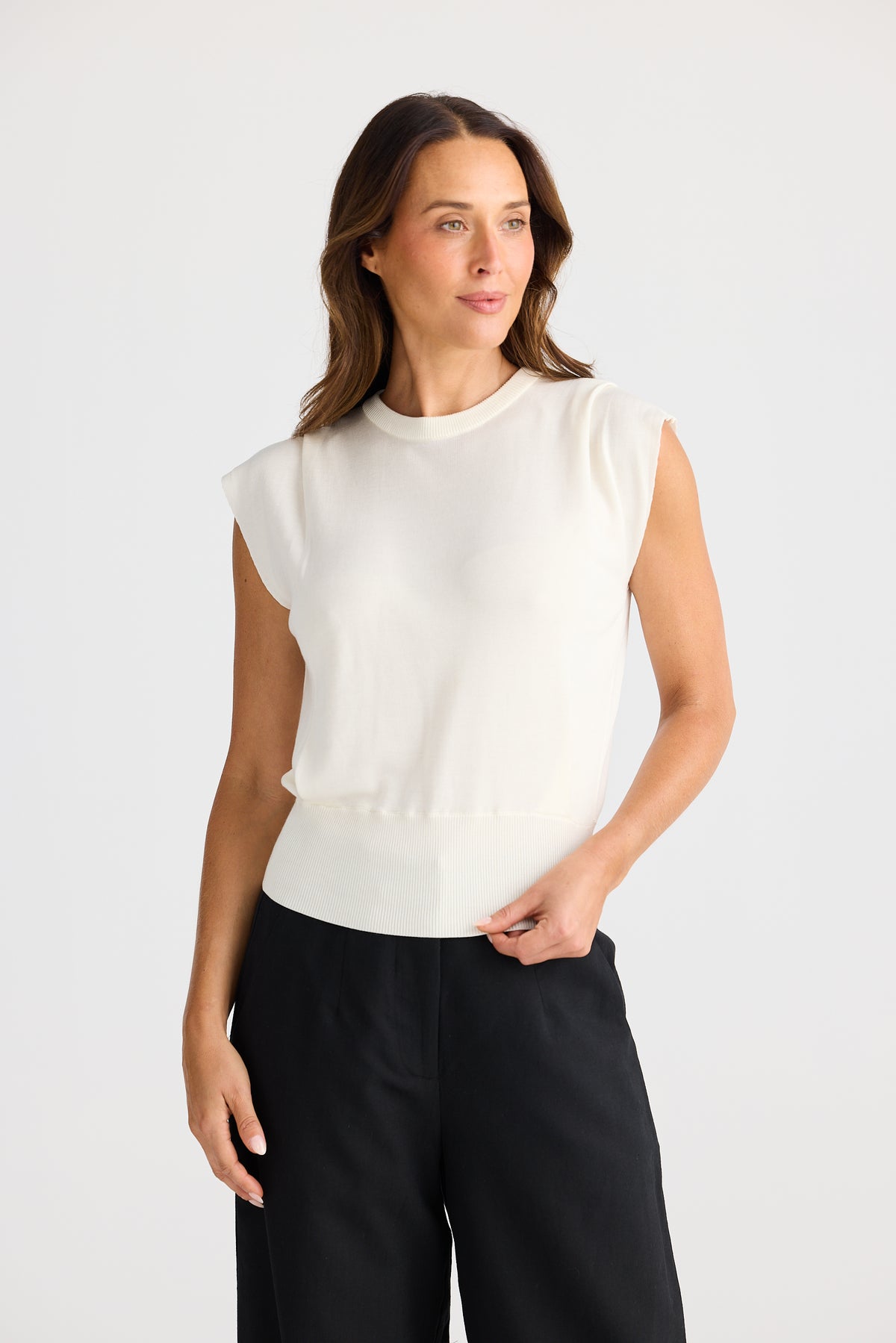 Jordi knit top - off white