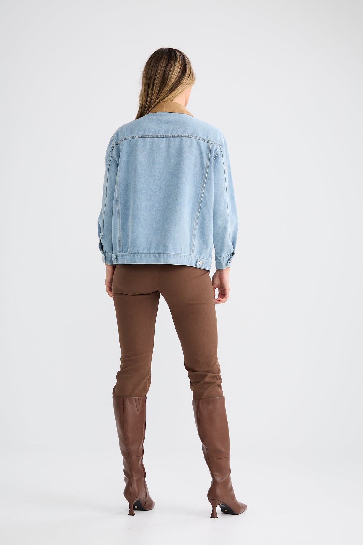 Helen denim jacket - vintage mid wash