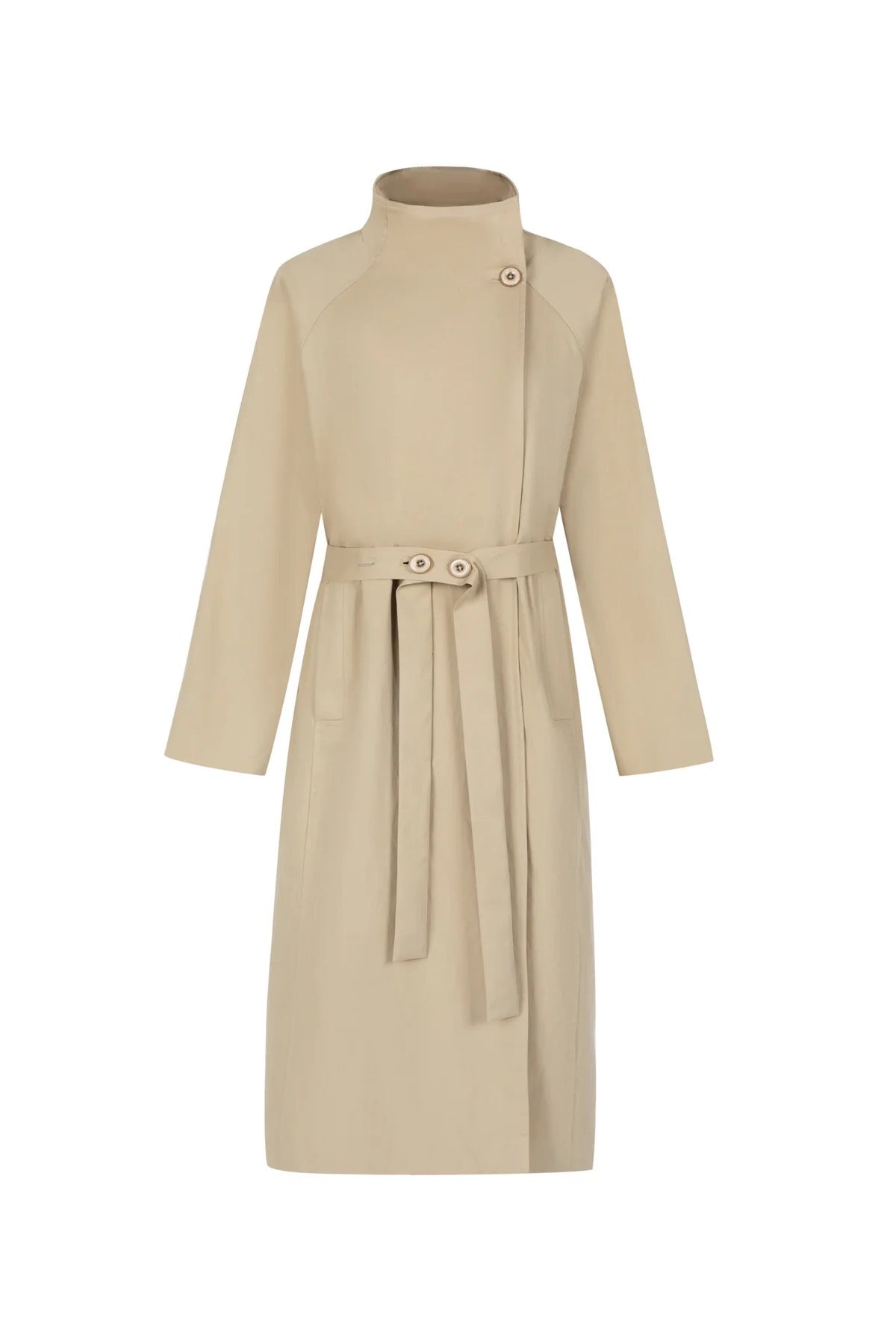 Drone shoulder trench - beige