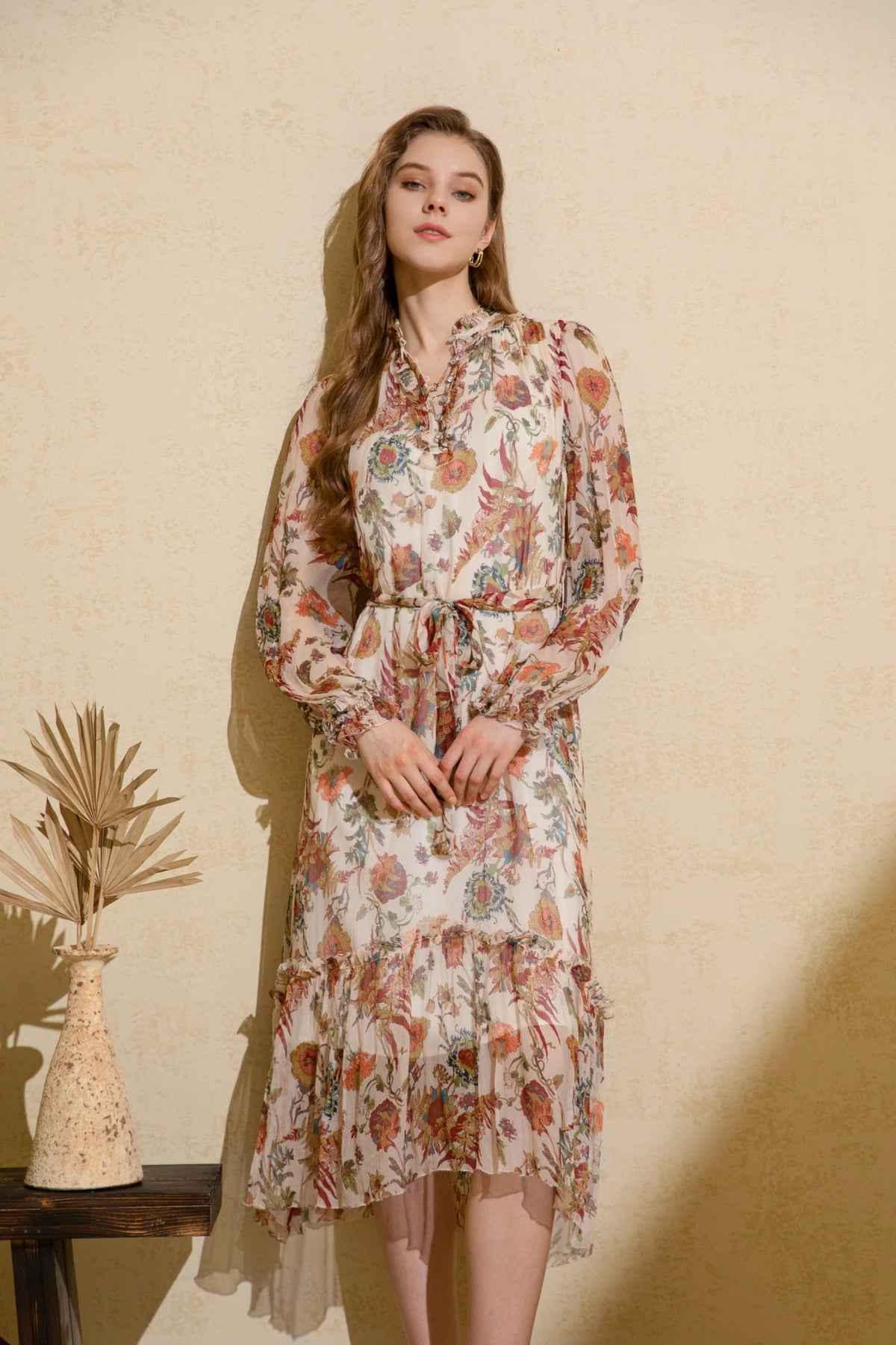 Helena silk dress