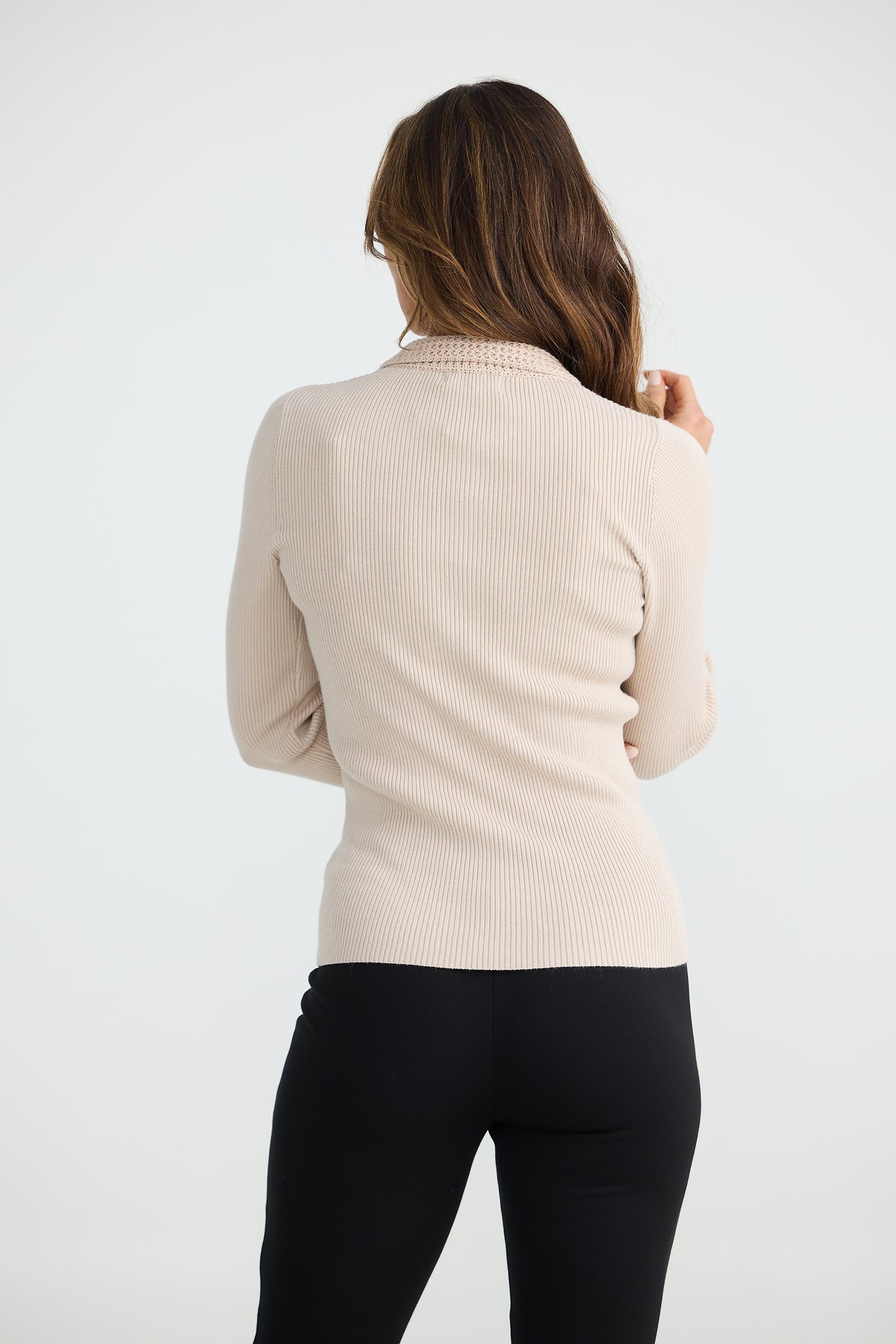 Mimi long sleeve top - Beige