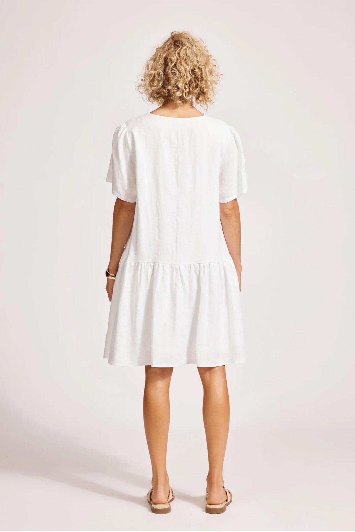Miramar midi dress - white