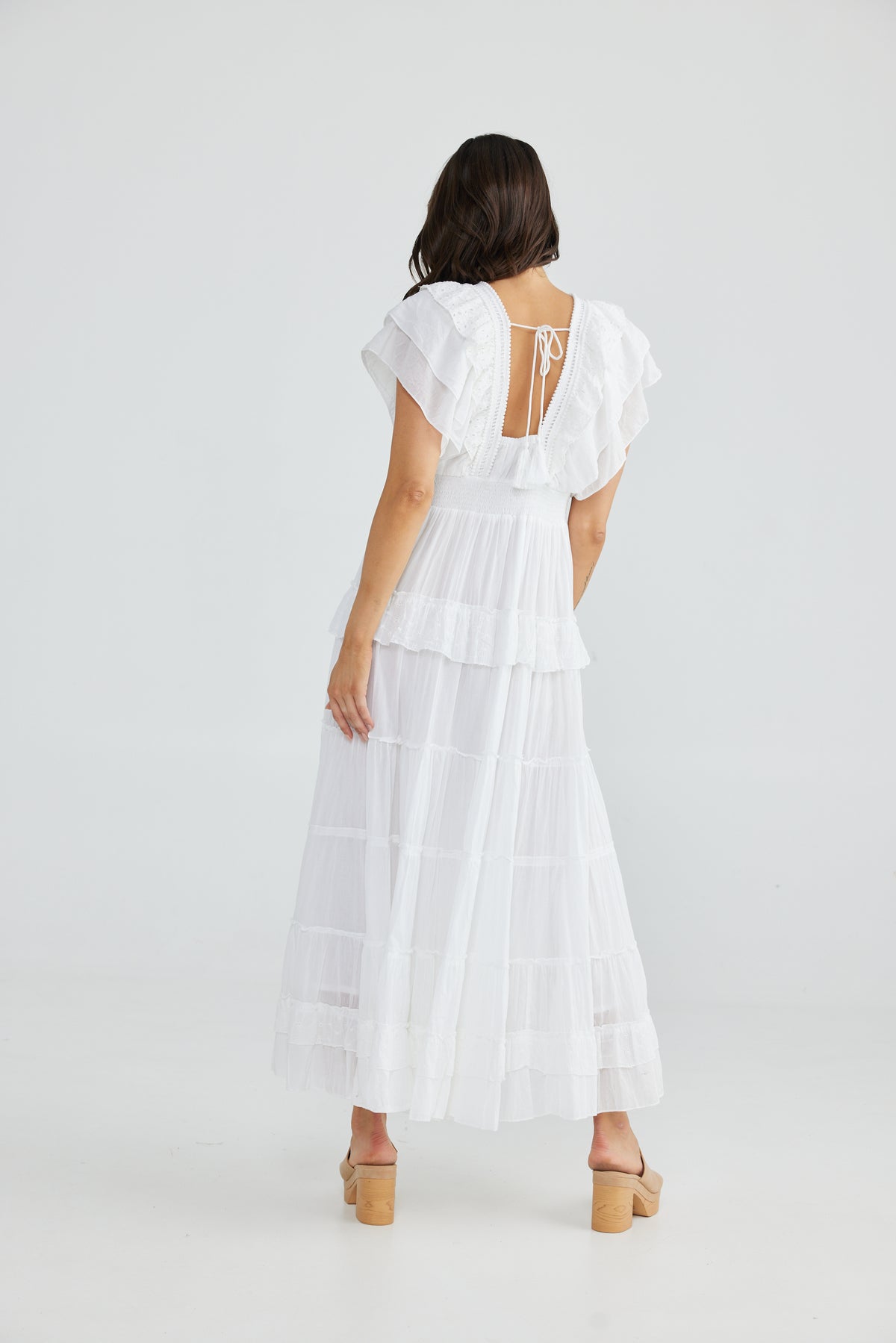 Poppy dress - white