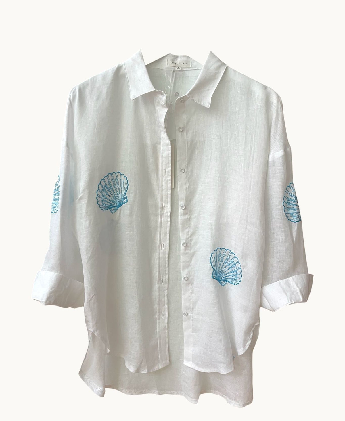 Embroidered boyfriend shirt