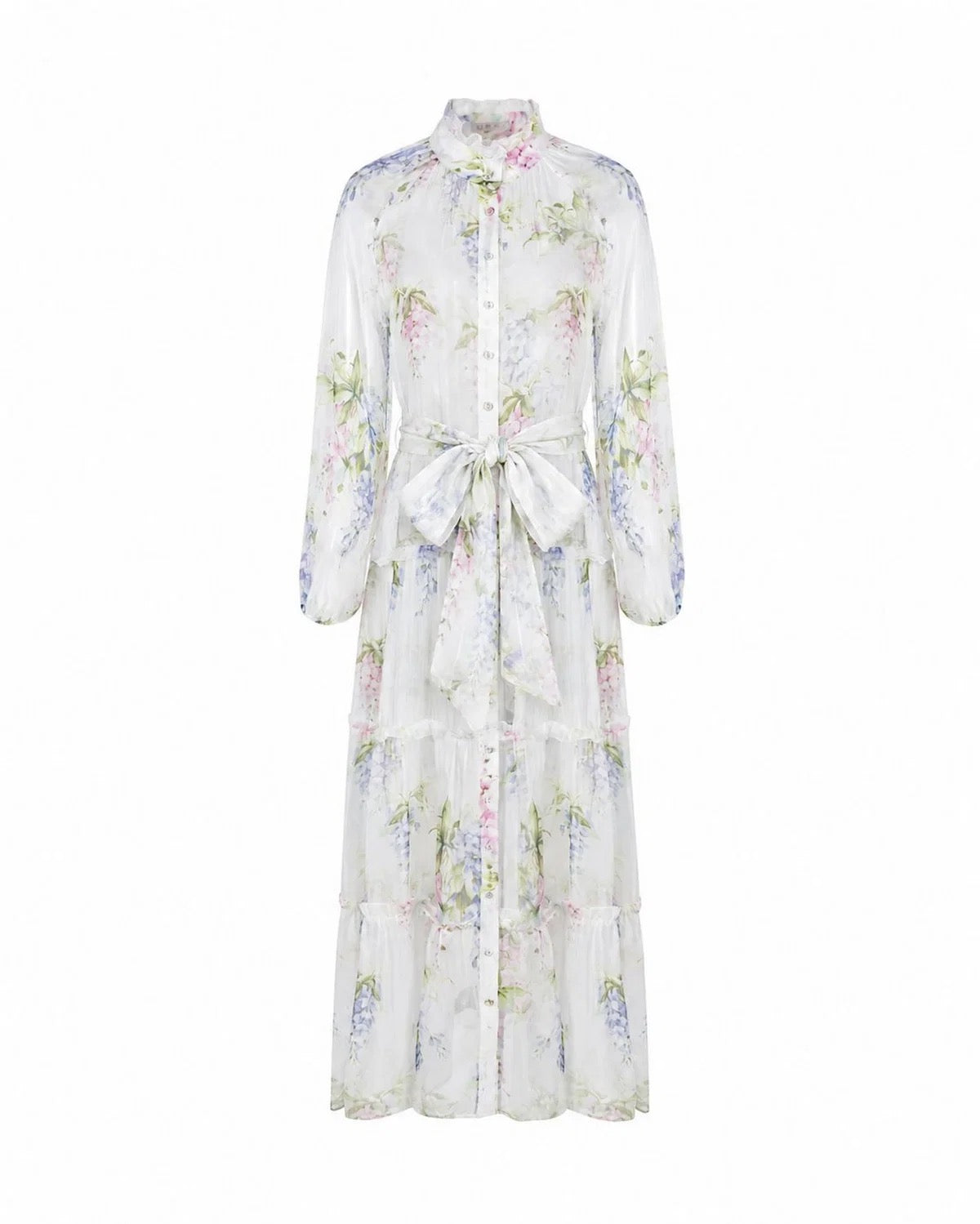 Chantally printed dress - pastel floral print