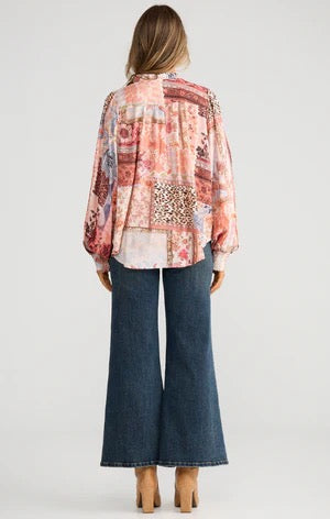 Twilla top - nomad patchwork