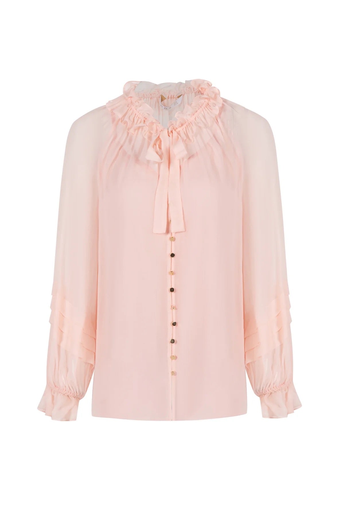 Bonnie silk blouse - pink