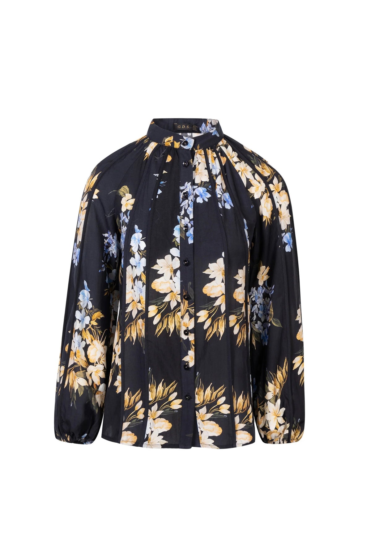 Ines tencel blouse - Black print