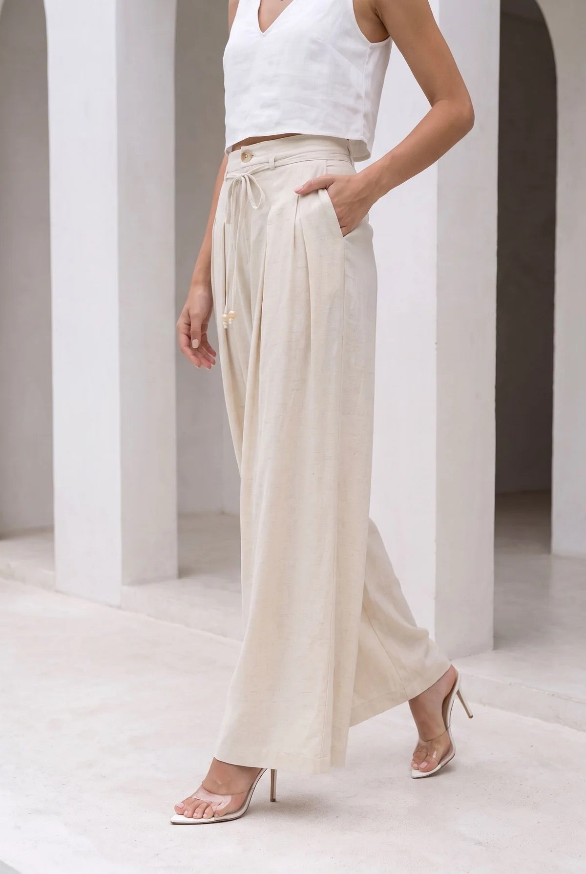 Aria pants - cream