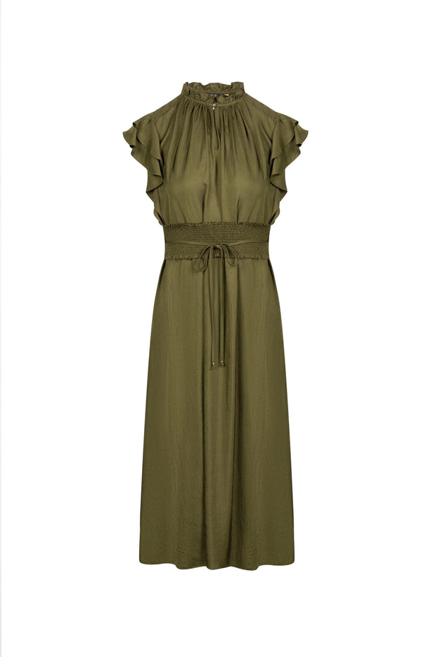 Sebastian long dress - khaki
