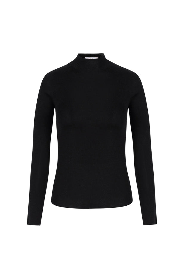 Sunny wool sweater - black