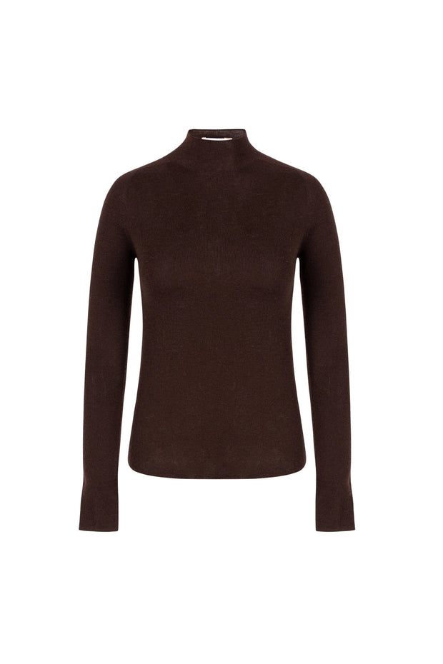 Sunny wool sweater - chocolate lab