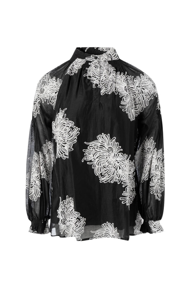 Cinzia tencel blouse - black