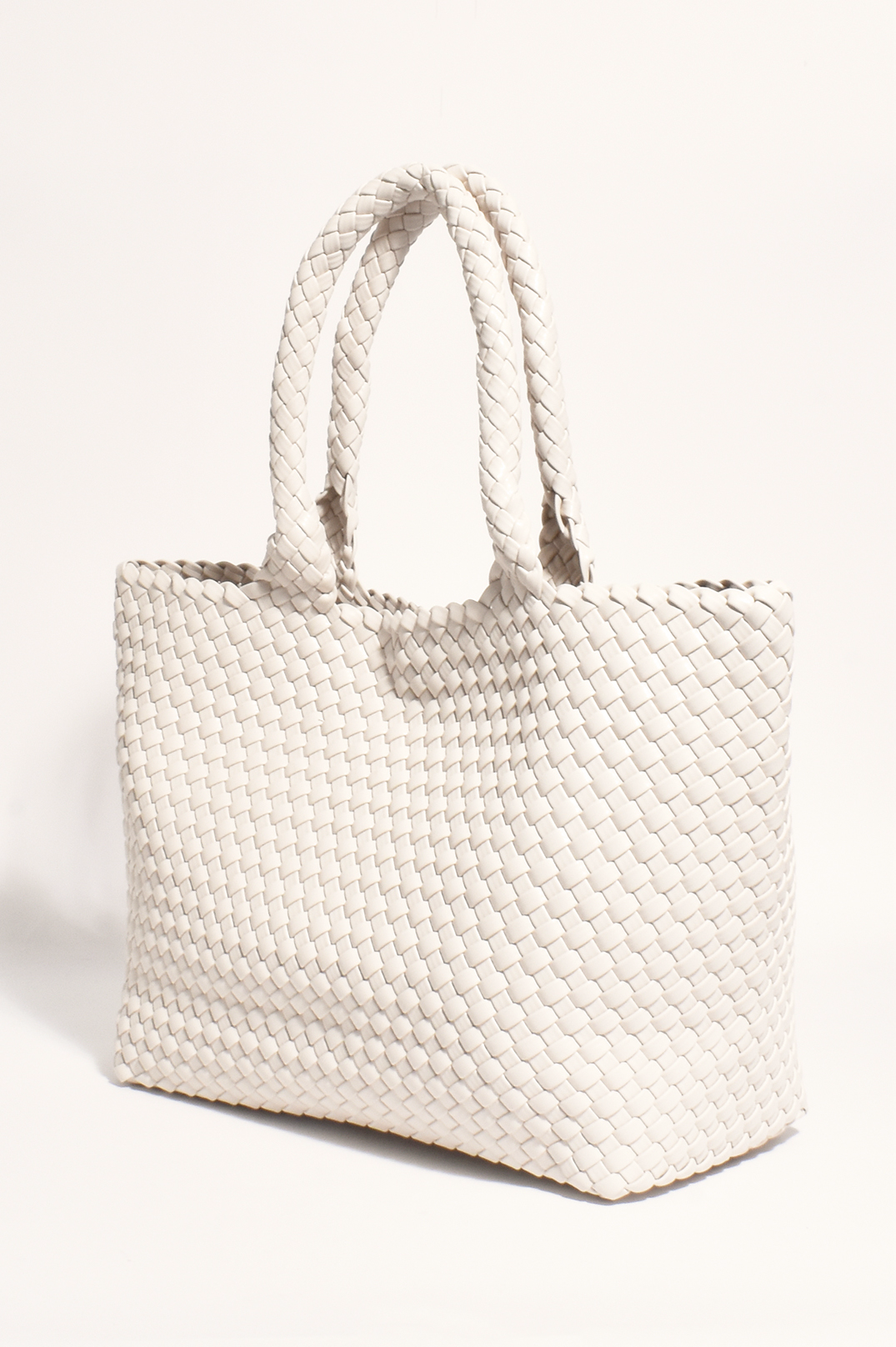 Mimmie woven slouch bag - cream