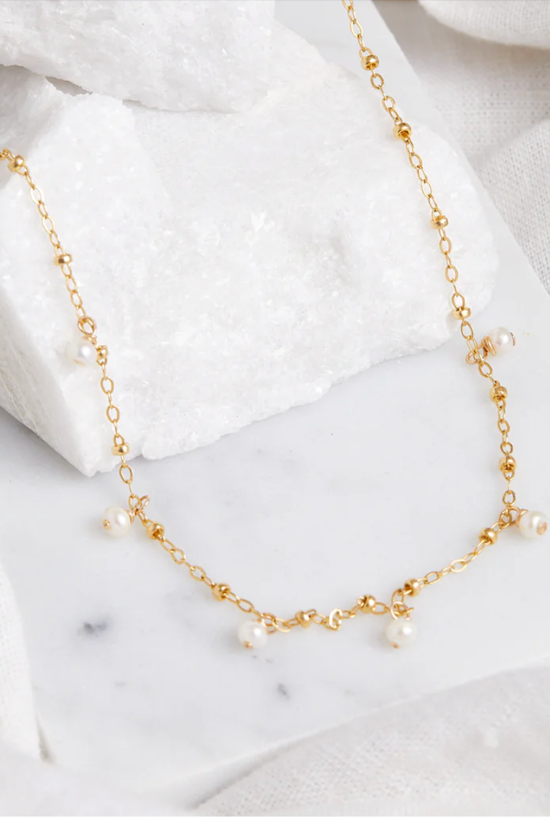 The bella necklace - gold filled