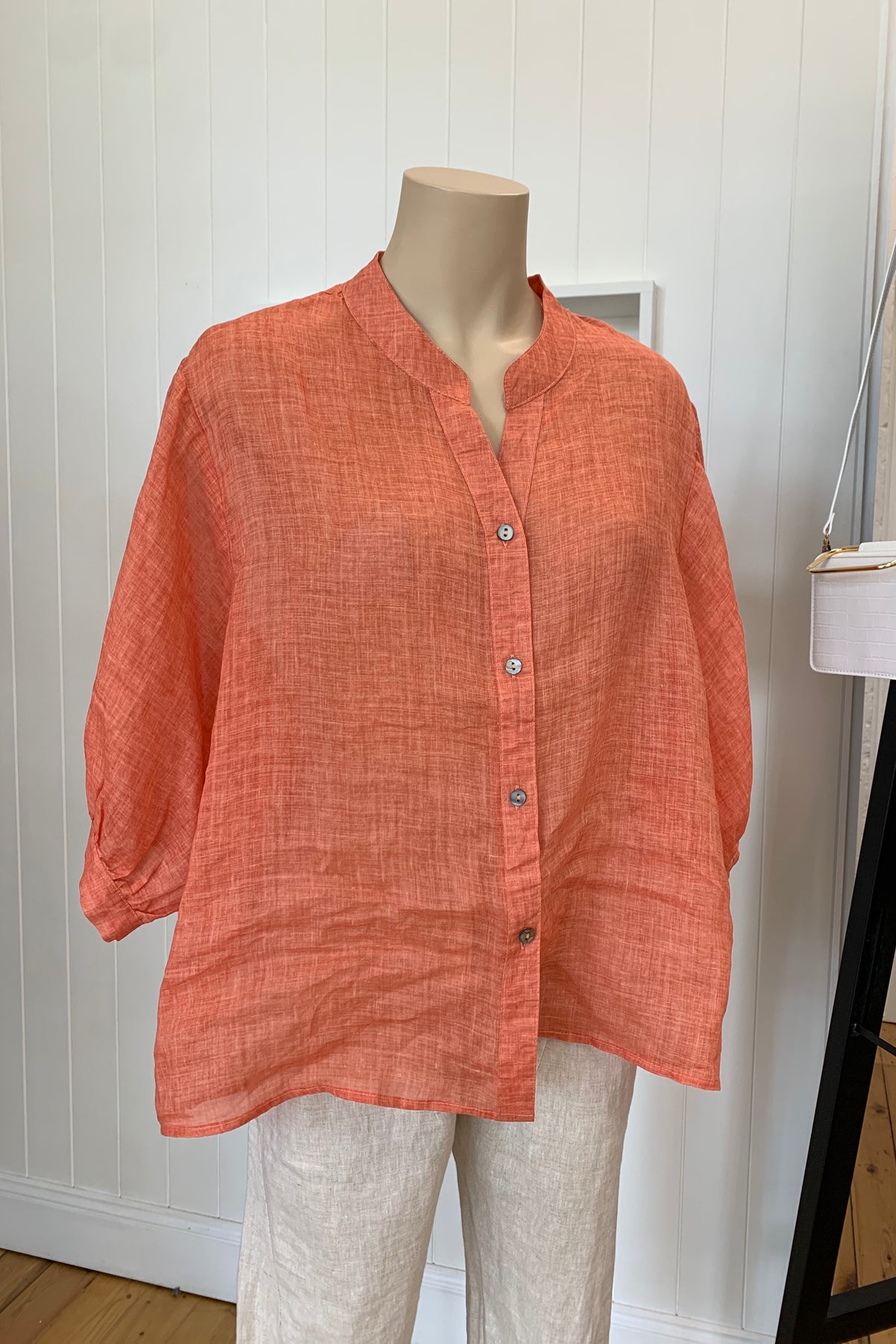 Madison blouse - tangerine
