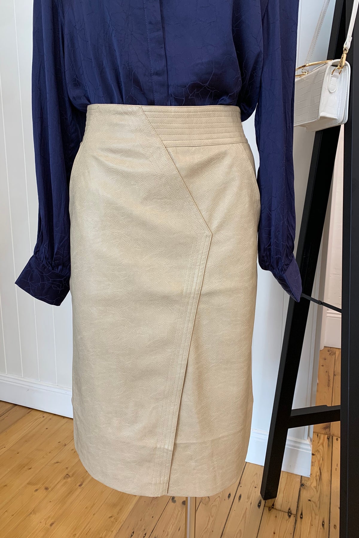 Amara faux leather skirt