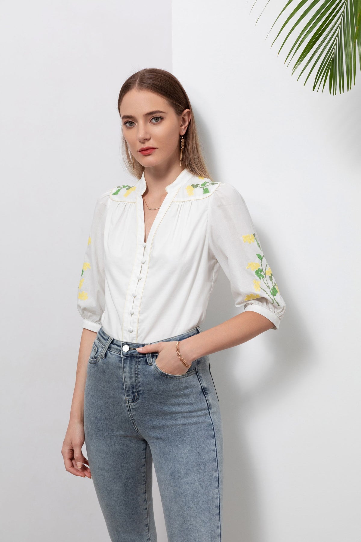 Felice embroidered blouse